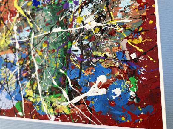 Painting Flowers, artist Zaven Martirosyan Painting Flowers, artist Zaven Martirosyan