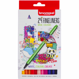 Набор линеров FINELINER 24цв. Bruynzeel