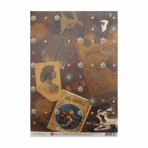 Бумага для декупажа, Ювелирный коллаж