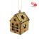 Заготовка "Домик со звездой" 1 с подвесом ДВП 7х7х10см ROSA TALENT