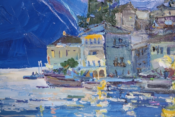 Картина «Комо. Набережная», художник Дулин Егор