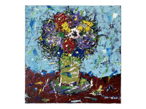 Paintings Flowers in a Vase, artist Zaven Martirosyan Paintings Flowers in a Vase, artist Zaven Martirosyan