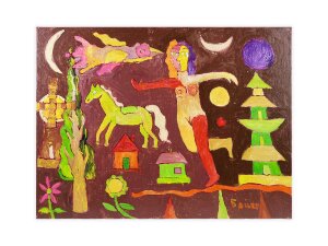 Painting Happiness, artist Boyko Petr Painting Happiness, artist Boyko Petr