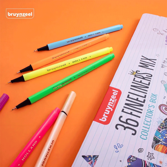 Набор линеров FINELINER, 36цв., Bruynzeel