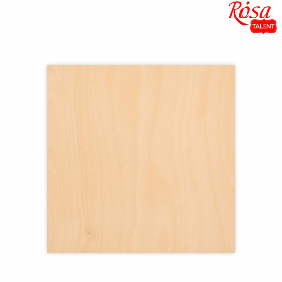 Base for firing and decorating: Square 15×15 plywood, 2 pcs. ROSA TALENT