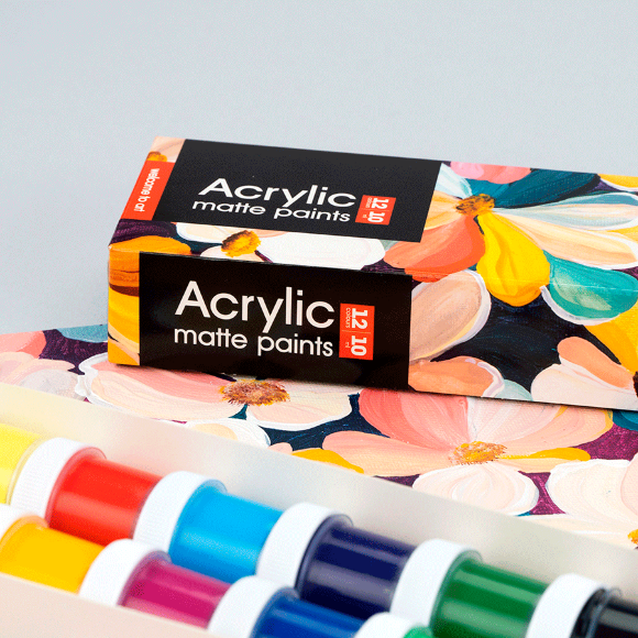 Набор акриловых красок Nature матовый 12×10мл Arteo