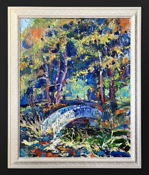 Картина Прогулянка у парку, художник Чеботару Андрій Картина Прогулянка у парку, художник Чеботару Андрій