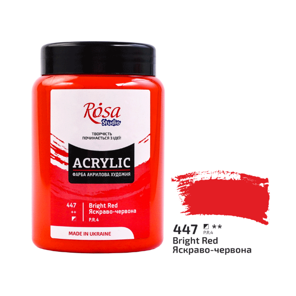 Краска акриловая Индиго (450) 400 мл ROSA Studio