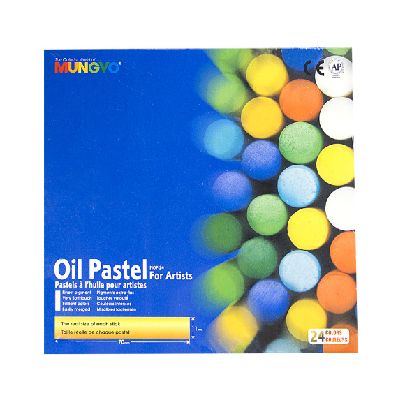 Пастель масляная MOP-24 24цв MUNGYO