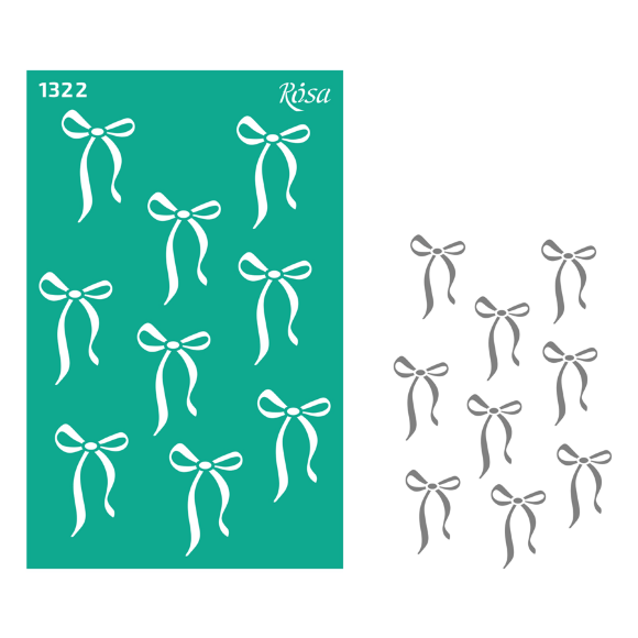 Трафарет многоразовый самоклеящийся №13х20см серия Текстура ROSA TALENT