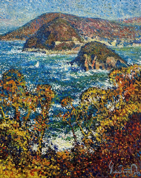 Painting Fabulous San Sebastian, artist Chebotaru Andrey - sold