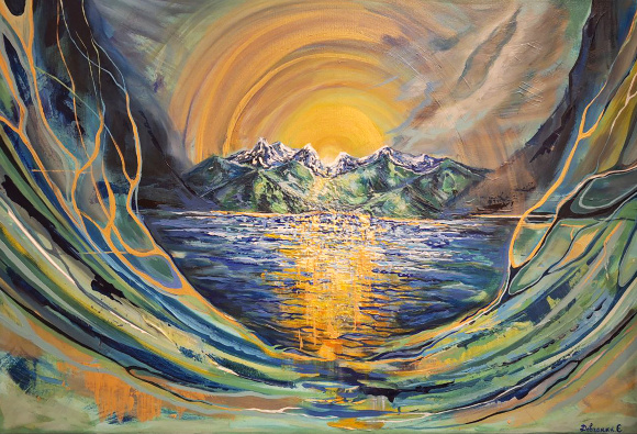 Painting Beauty Through Time, artist Yevheniia Dovhaniuk