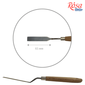 Мастихин ROSA Studio 11908 прямоугольная длина 6,5см ст.код1021