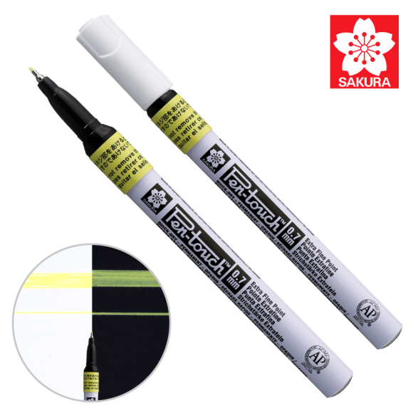 Pen-Touch Marker Pink Fine Fluorescent (EXTRA FINE) 0.7mm Sakura