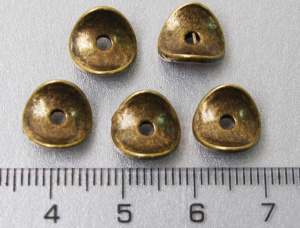 Разделители для бусин Волна 10х2ммАнтичная бронза