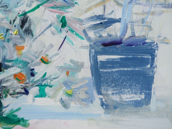 Painting Morning coffee, artist Yegor Dulin