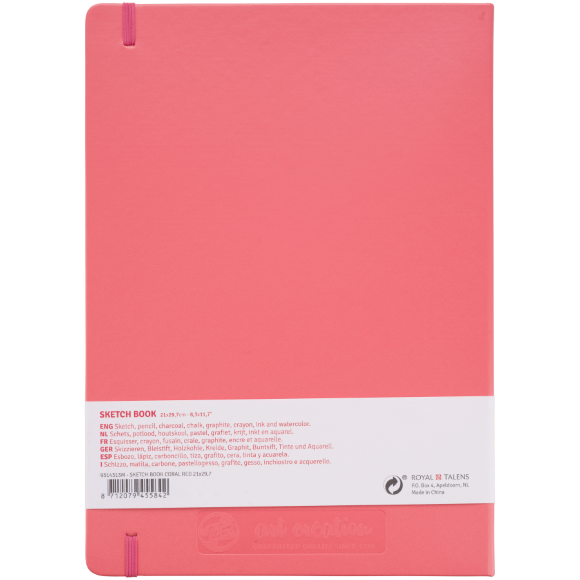 Блокнот для графики Talens Art Creation А4 140г/м2 80л Coral Royal Talens