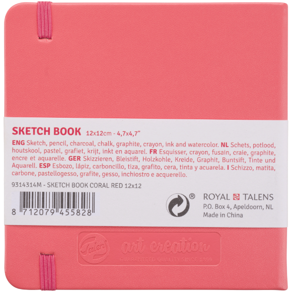 Блокнот для графики Talens Art Creation А4 140г/м2 80л Coral Royal Talens