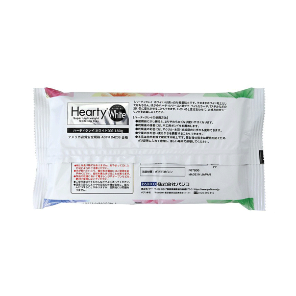 Пластика самозастывающая Hearty Белая 180г Padico Пластика самозастывающая Hearty Белая 180г Padico