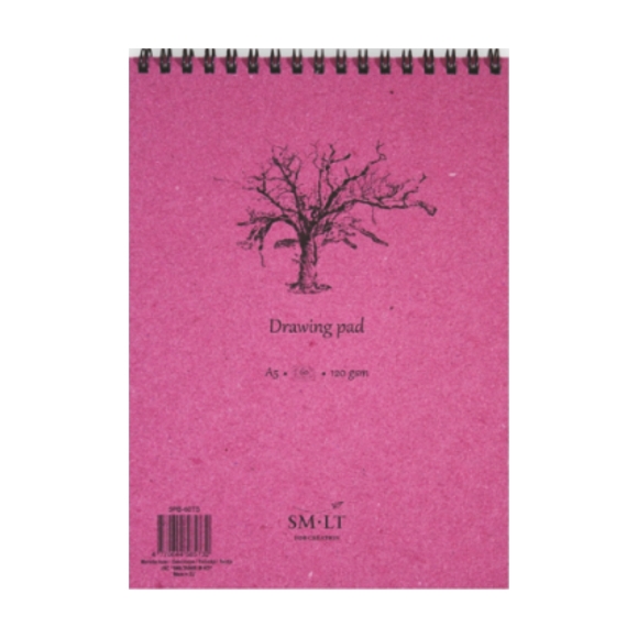 Альбом для рисунка на спирали AUTHENTIC А5 (14,8х21 см) 120г/м2 60л SM-LT Art