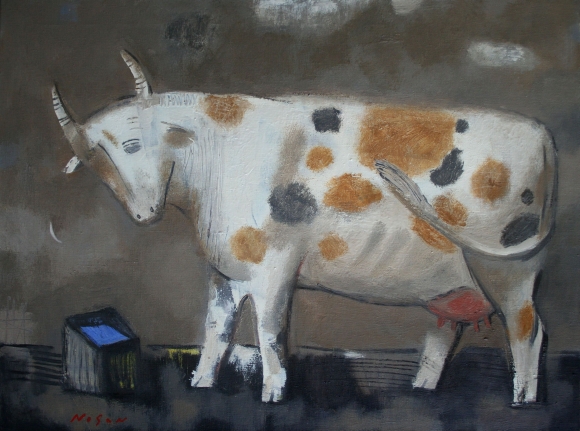 Painting Marta, artist Volodymyr Nosan