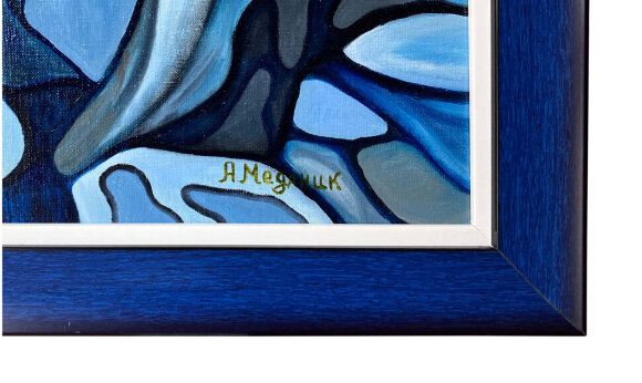 Painting Confrontation, artist Medyanik Anna Painting Confrontation, artist Medyanik Anna