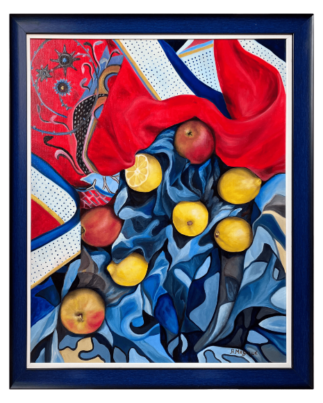 Painting Confrontation, artist Medyanik Anna Painting Confrontation, artist Medyanik Anna
