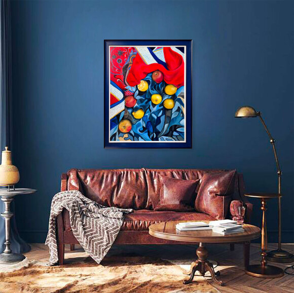 Painting Confrontation, artist Medyanik Anna Painting Confrontation, artist Medyanik Anna