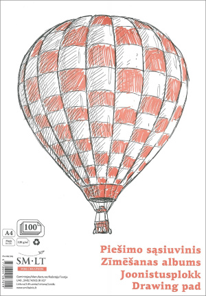 Склейка для рисунка For Creation А4 120г/м2 100л SM-LT Art