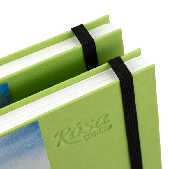 Блокнот на спирали A5 (14,8х21см) 100г/м2 80л фисташковый ROSA Studio Блокнот на спирали A5 (14,8х21см) 100г/м2 80л фисташковый ROSA Studio