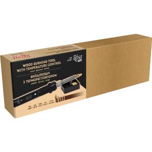 Обжигатель по дереву с терморегулятором 5 насадок ROSA START