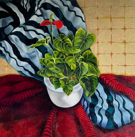 Картина Антуриум, художник Медяник Анна Картина Антуриум, художник Медяник Анна