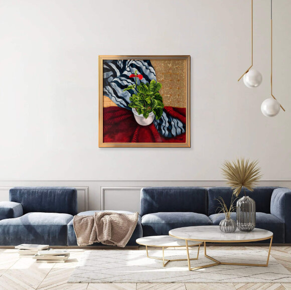 Картина Антуриум, художник Медяник Анна Картина Антуриум, художник Медяник Анна