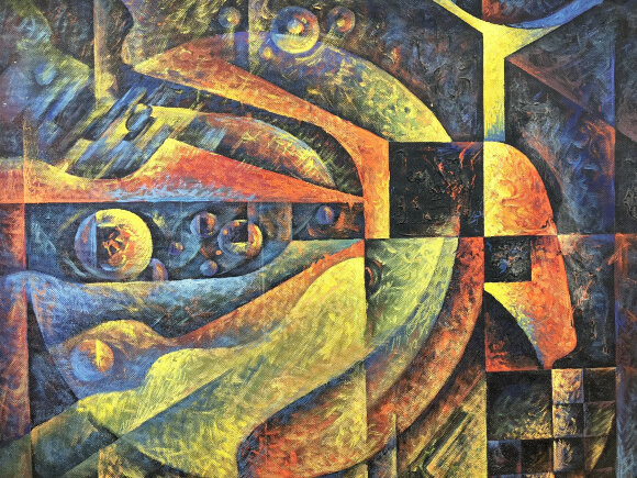 Painting Stolen World, artist Burda Yaroslav Painting Stolen World, artist Burda Yaroslav