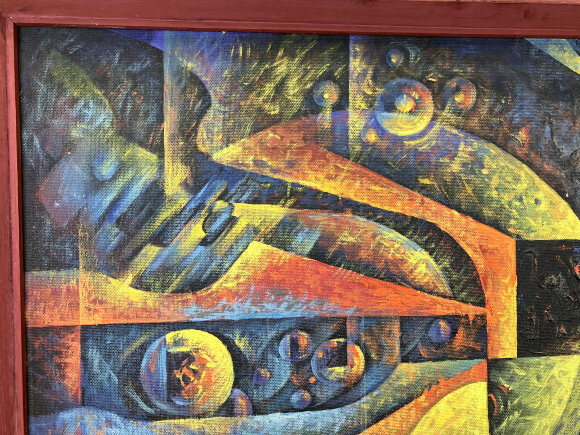 Painting Stolen World, artist Burda Yaroslav Painting Stolen World, artist Burda Yaroslav