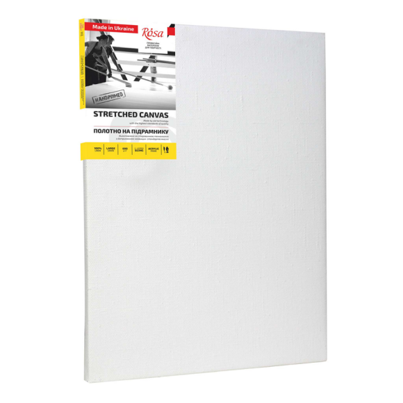 Stretcher 130×180 cm, module #2, large grain acrylic linen, ROSA