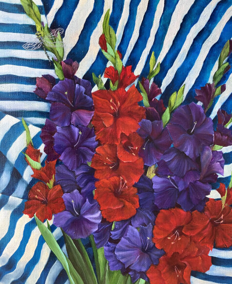 Картина Бабка, художник Медяник Анна - продано Картина Бабка, художник Медяник Анна - продано