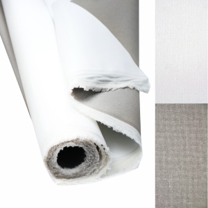 Полотно грунтованное в рулоне Unico ш.2м хлопок мелкое зерно 326г/м²