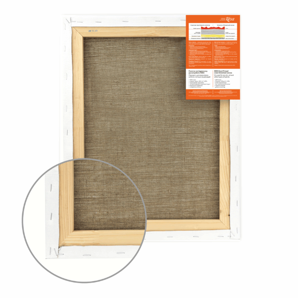 Подрамник 90×160 см модуль №2 среднее зерно акрил лен ROSA