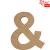 Заготівля знак "&amp;" МДФ висота 10см 5шт ROSA TALENT