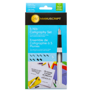 Набор для каллиграфии 5 Nib Calligraphy Set (5 пер 2 картриджа) Manuscript