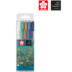 Набор ручек Gelly Roll Van Gogh Museum 5шт. Sakura