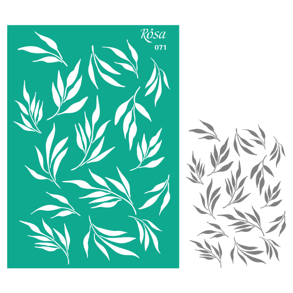 Трафарет многоразовый самоклеящийся №071 Фоновый А4 (21×29,7см) ROSA TALENT Трафарет многоразовый самоклеящийся №071 Фоновый А4 (21×29,7см) ROSA TALENT