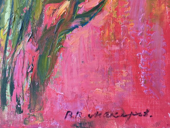 Картина Натюрморт із тюльпанами, художник Макаров Віктор Картина Натюрморт із тюльпанами, художник Макаров Віктор