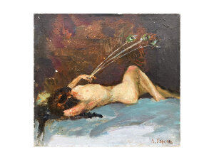 Painting Nude, artist Dmitry Korsun Painting Nude, artist Dmitry Korsun