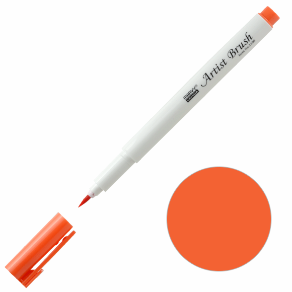 Маркер-пензель Artist Brush Помаранчевий 1100 Marvy