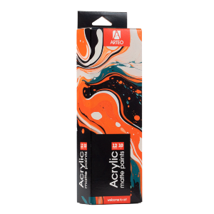 Набор акриловых красок Waves матовый 12×10мл Arteo