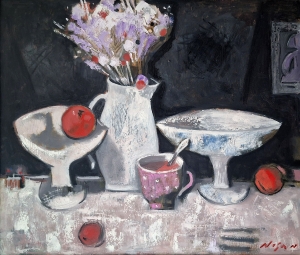 Painting Still Life with Fruit, artist Volodymyr Nosan