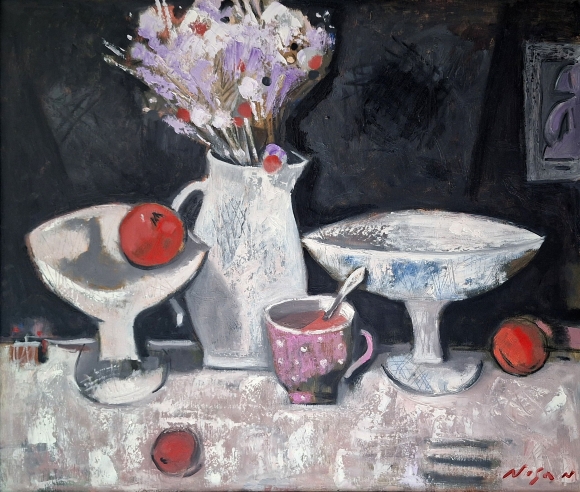 Painting Still Life with Fruit, artist Volodymyr Nosan