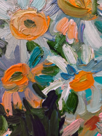 Картина Ромашки 5, художник Литвин Ніна